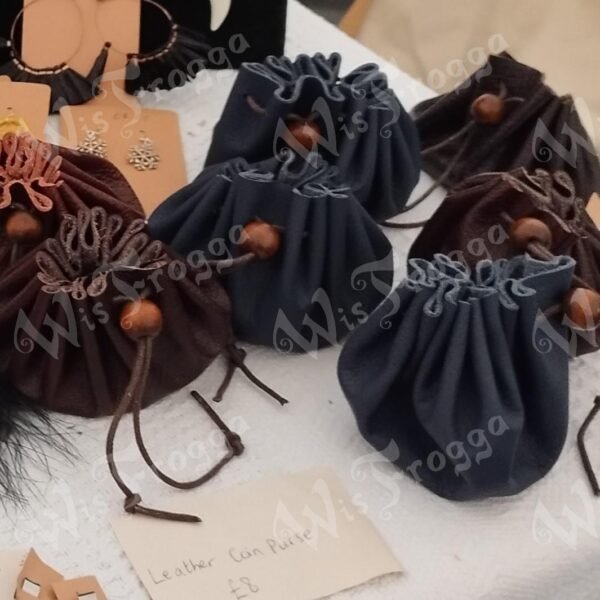 leather coin purses by wis frogga