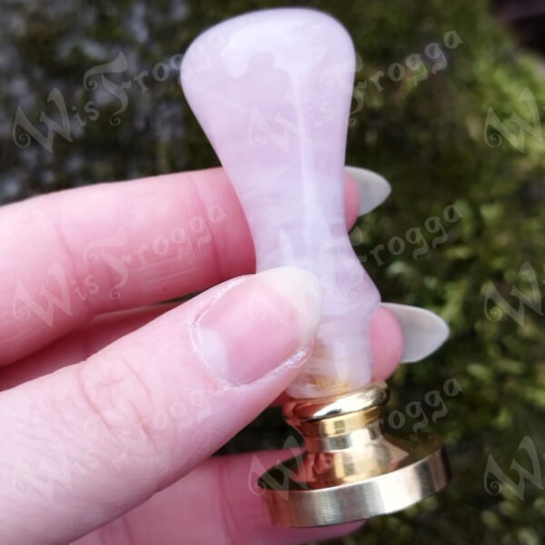 IMG_20250314_174320 Rose Quartz Handle (for Wax Seal Stamps)