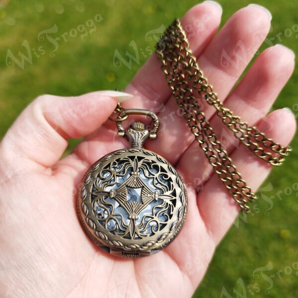 pocket watch necklace WF Pocket Watch Necklace - Filigree