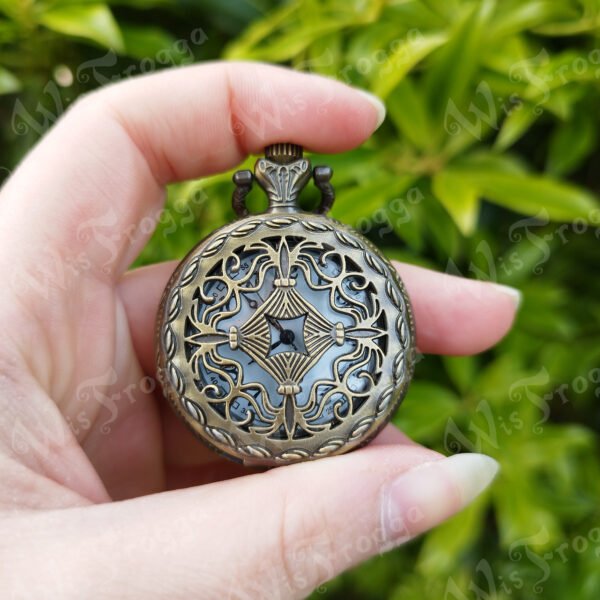 Pocket Watch Necklace - Filigree