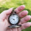 Pocket Watch Necklace - White Rabbit