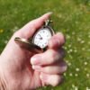 Pocket Watch Necklace - White Rabbit