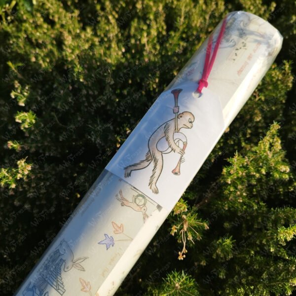 Medieval Wrapping Paper - Merry and Strange Musical Marginalia
